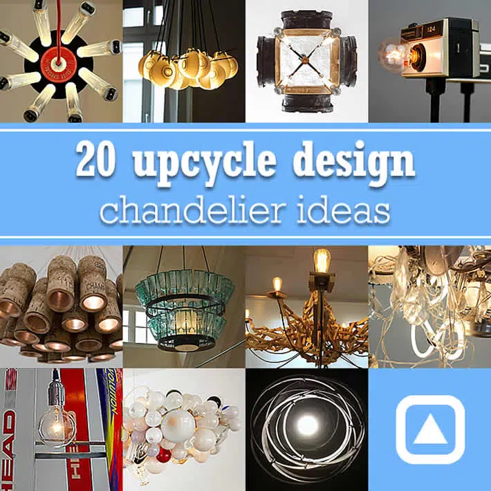 Upcycled chandelier deals